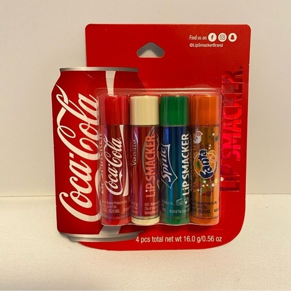 Lip Smacker Other - Lip Smacker Coca Cola 4 Pack Coca-Cola/ Vanilla Coke/ Sprite/ Fanta New
